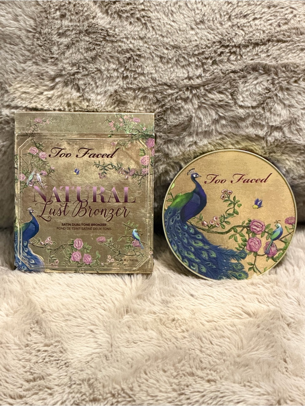 Too Faced Natural Lust Bronzer in Gold and Pink Floral Packaging - Picture 2 of 5
